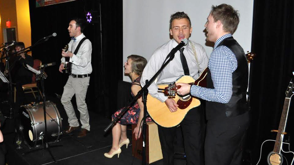 Word of Mouth performs at the annual Winter Charity Ball