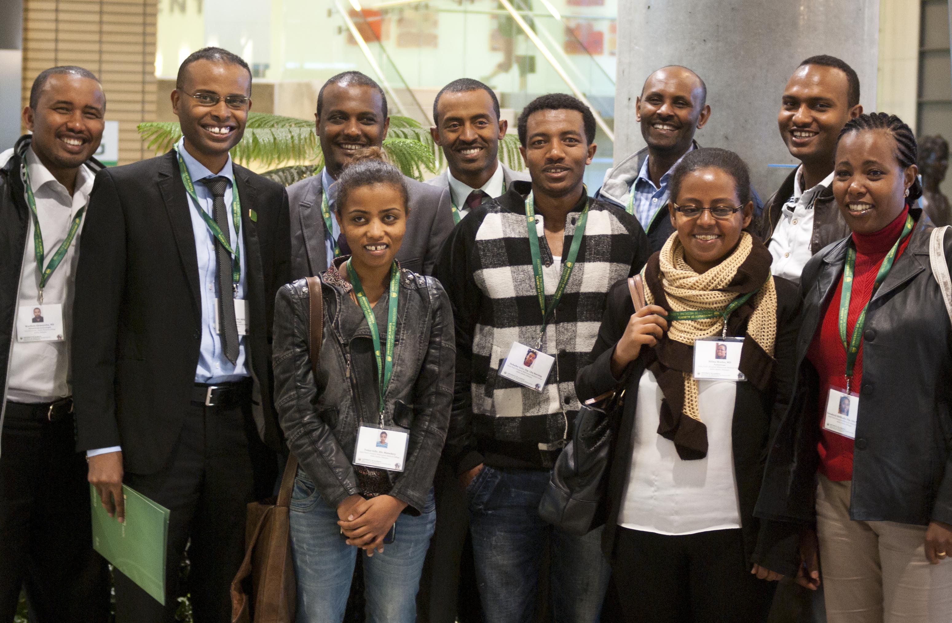 Visiting health professionals from Ethiopia